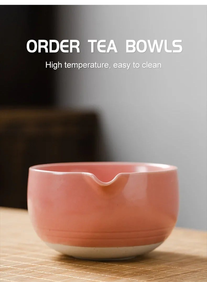 AL RAID 9 Piece Matcha Whisk Set Bamboo Matcha Tools with Matcha Bowl Tea Sifter Whisk Holder Scoop Matcha Tea Making Kit - Image 4