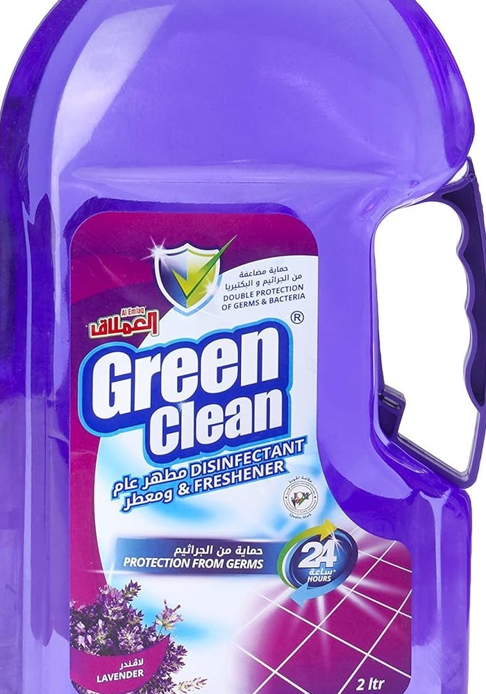 Green Clean منظف متعدد الأغراض برائحة اللافندر الأخضر 2 لتر - Image 1
