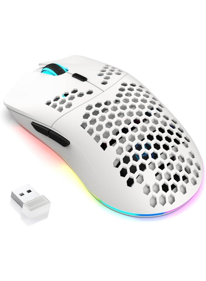 Wireless Gaming Mouse, Rechargeable Mouse Computer Mouse for Laptop - Image 1