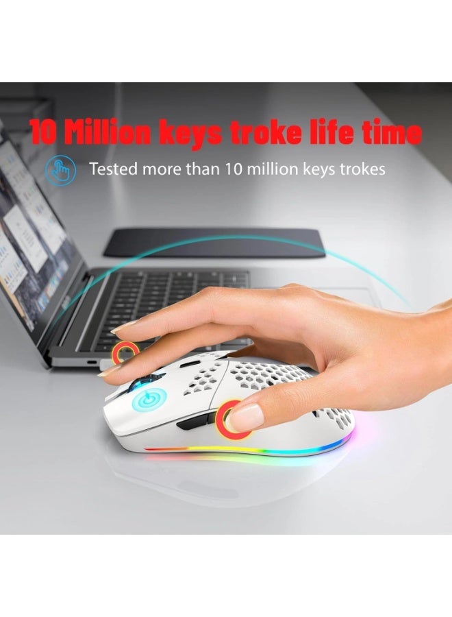 Wireless Gaming Mouse, Rechargeable Mouse Computer Mouse for Laptop - Image 4