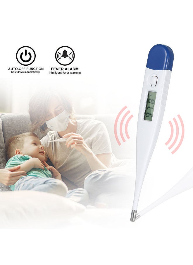 Generic - Digital Thermometer Beeper Alarm Mercury Free Auto Shut-off Flexible Tip Design - Image 1