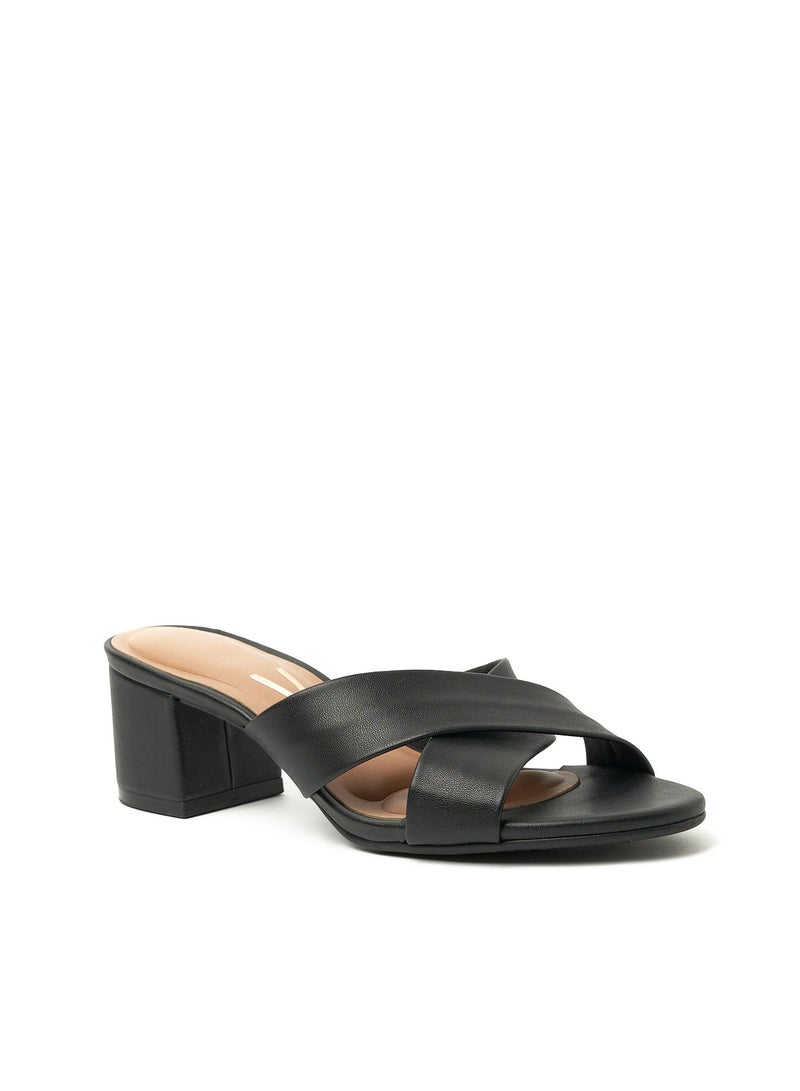 VIZZANO Willow Cross Strap Mid Heel Sandals - Image 2