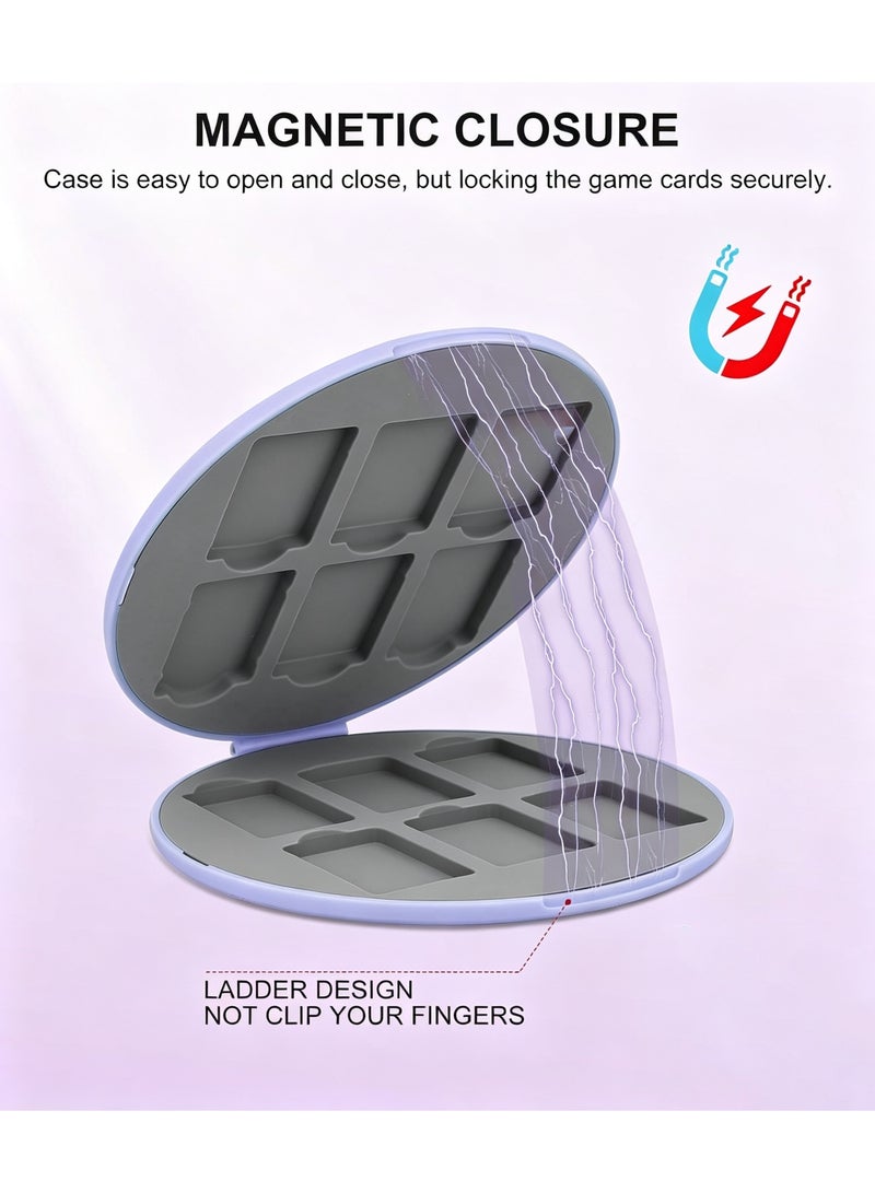 SOLARAE Game Card Case for Nintendo Switch/Switch Lite/OLED, Switch Game Holder Storage Card, Portable Cartridge Case, with 16 Game Card Slots and 16 Micro SD Card Slots, Hard Shell, Silicone Lining - Image 3