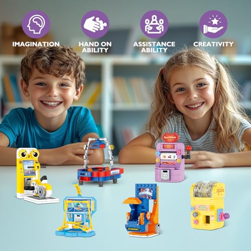 JMBricklayer Funny Game Party Favors Building Set 20127 6 Mini Game Console Collectible Model Micro Blocks Sets Toys Party Supplies Gifts Goodie Bags Birthday Christmas - Image 5