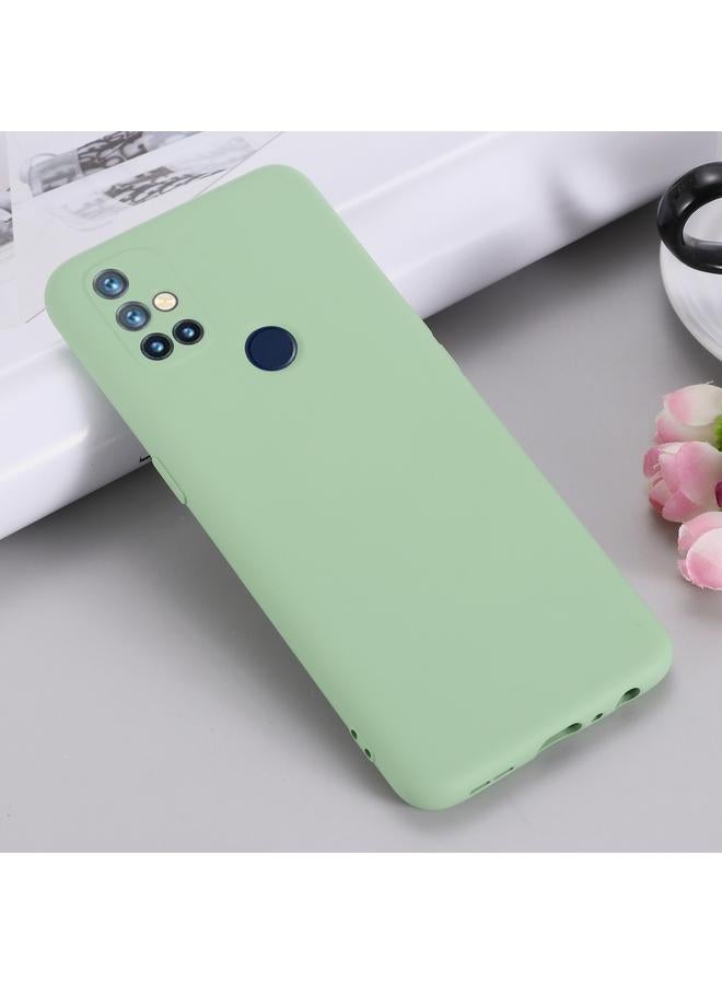 S-TOP Case For OnePlus Nord N10 5G Pure Color Liquid Silicone Shockproof Full Coverage Case - Image 5