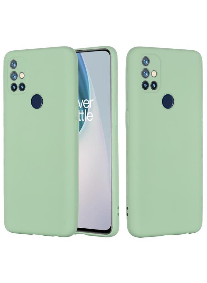 S-TOP Case For OnePlus Nord N10 5G Pure Color Liquid Silicone Shockproof Full Coverage Case - Image 1