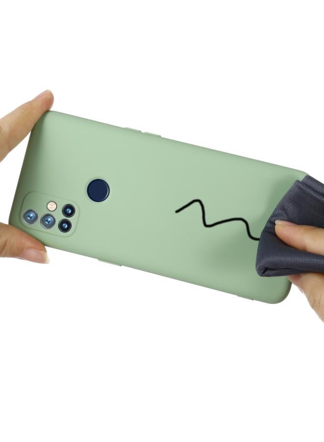 S-TOP Case For OnePlus Nord N10 5G Pure Color Liquid Silicone Shockproof Full Coverage Case - Image 4