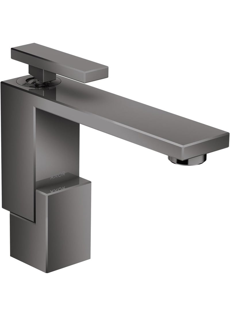 AXOR AXOR Edge Avantgarde 1Handle 1Hole 7inch Tall Bathroom Sink Faucet in Polished Black Chrome 46010331 