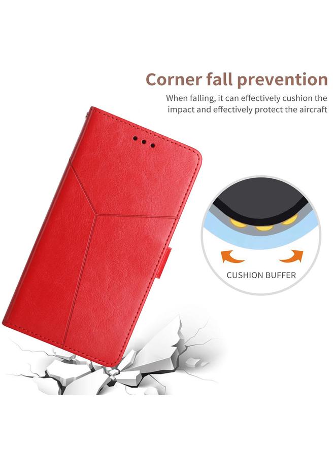 S-TOP Case For OPPO Reno13 Pro Global Y-shaped Pattern Flip Leather Phone Case - Image 5