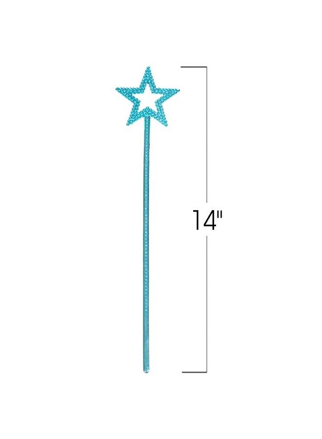 ArtCreativity Metallic Star Princess Wands For Kids Pack Of 12 Magic Fairy Wands In 3 Vibrant Colors Princess Party Birthday Favors Costume Accessories For Boys And Girls 14 Inch - Image 4
