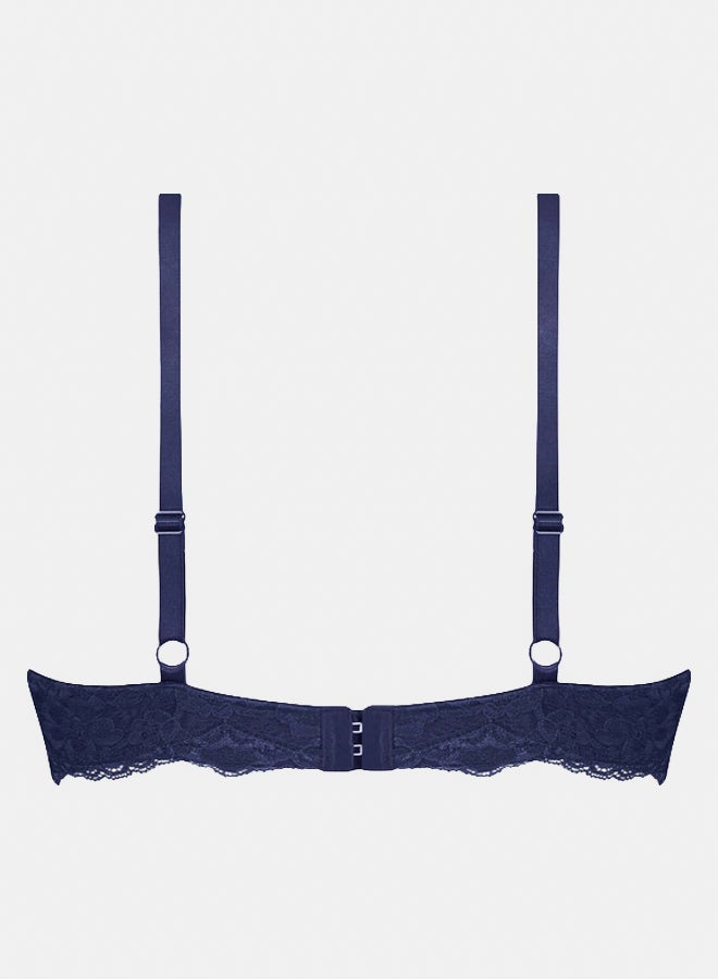 hunkemoller Padded Underwire Bra Marine  - Image 2