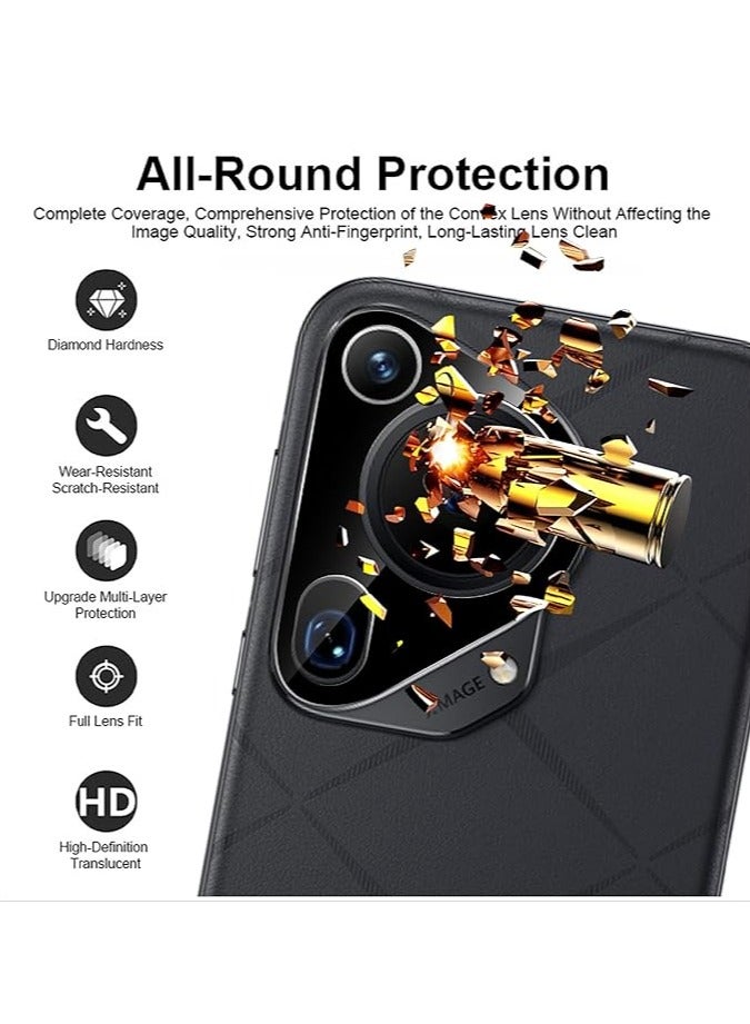general 2-Pack 【Complete Protection】 Camera Protection Compatible with Huawei Pura 70 Ultra, HD Glass Screen Protector 【Anti-Fingerprint】 Camera Protector for Huawei Pura 70 Ultra - Image 5