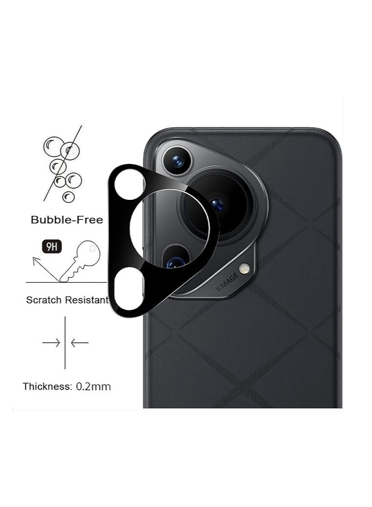 general 2-Pack 【Complete Protection】 Camera Protection Compatible with Huawei Pura 70 Ultra, HD Glass Screen Protector 【Anti-Fingerprint】 Camera Protector for Huawei Pura 70 Ultra - Image 2