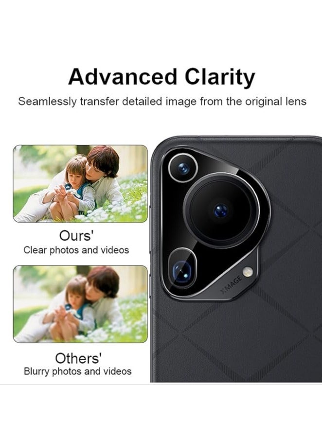 general 2-Pack 【Complete Protection】 Camera Protection Compatible with Huawei Pura 70 Ultra, HD Glass Screen Protector 【Anti-Fingerprint】 Camera Protector for Huawei Pura 70 Ultra - Image 3