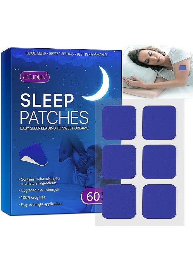 Sefudun Sleep Patches, Deep Sleep Patches For Adults, Natural Deep Sleep Patches With Quick Acting Ingredients, Sleep Patches For Women, Men And Seniors, 60 Patches  - Image 1