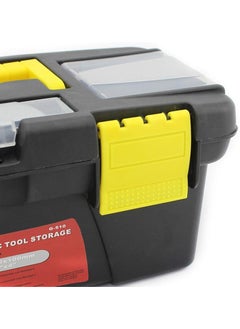 Vroxy Vroxy Small Tool Box Plastic Tool Organizer with Removable Tool Tray Mini Tool Storage Box Hardware Bin Hammer Drill Wrench Accessories Organizer for Home Garage 1Pcs  - Image 4