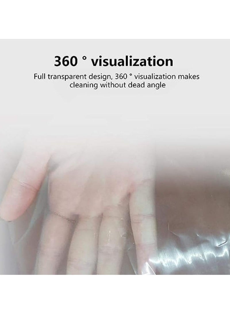 Waterproof AC Cleaning Cover Dust and Wash Protector for Wall Mounted Air Conditioners with Water Pipe and Split System Cleaning Tools (Large size)