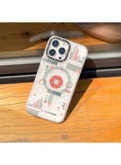Suitable For 15 Apple 14Pro Technology Road Board IMD Magnetic Scrub Full Package 13promax Double Layer Printing Soft Shell-Color:Orange Circuit Board-Applicable Model:iPhone14Promax