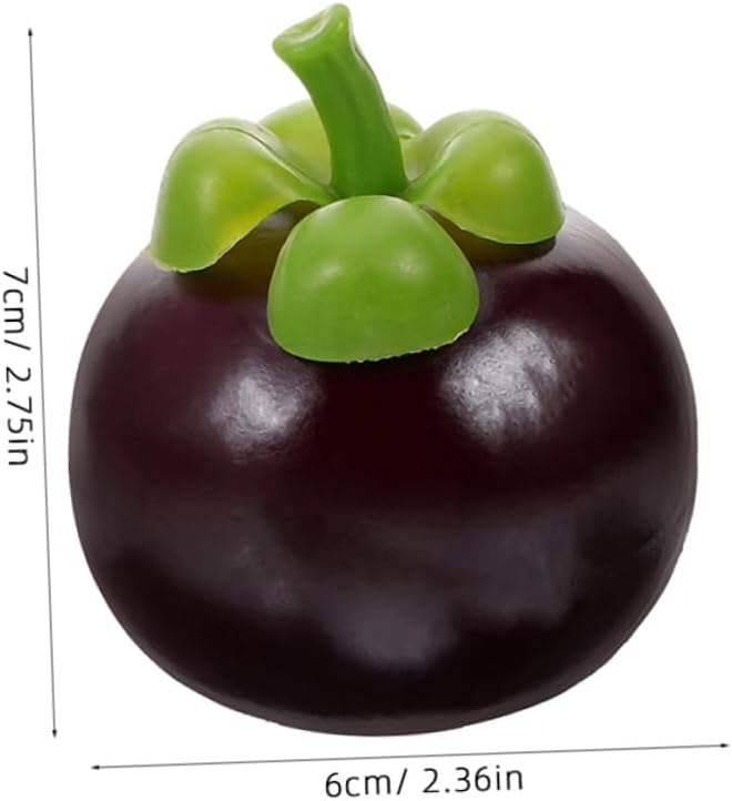 Mangosteen Car Antenna Topper 2PCS Cartoon Auto Roof Decor For Cars Trucks - Image 3