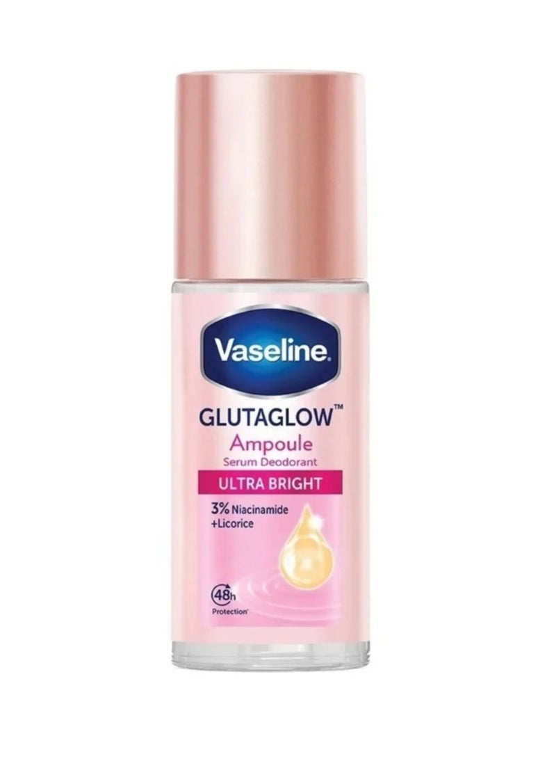 Vaseline Vaseline Bright & Renew Gluta Glow Serum Deodorant, 45 ml.