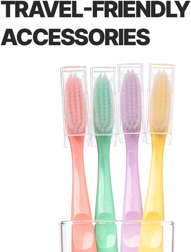 WANGTA Mini Basic - Medium Large Toothbrushes – 1.4 inch (3.5 cm) Head, 3,200 Bristles for Deep Cleaning & Gum Care – Made in Korea Premium Oral Care – Plaque Remover for Sensitive Teeth (10 Pack) - Image 5