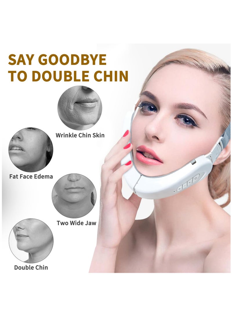 Generic - Electric Intelligent V-Shape Face Shaping Massager, Double Chin Reducer, Anti Aging Wrinkles Chin Slimming V Line Face Lifting Machine, Improve Facial Contour and Skin - Image 1