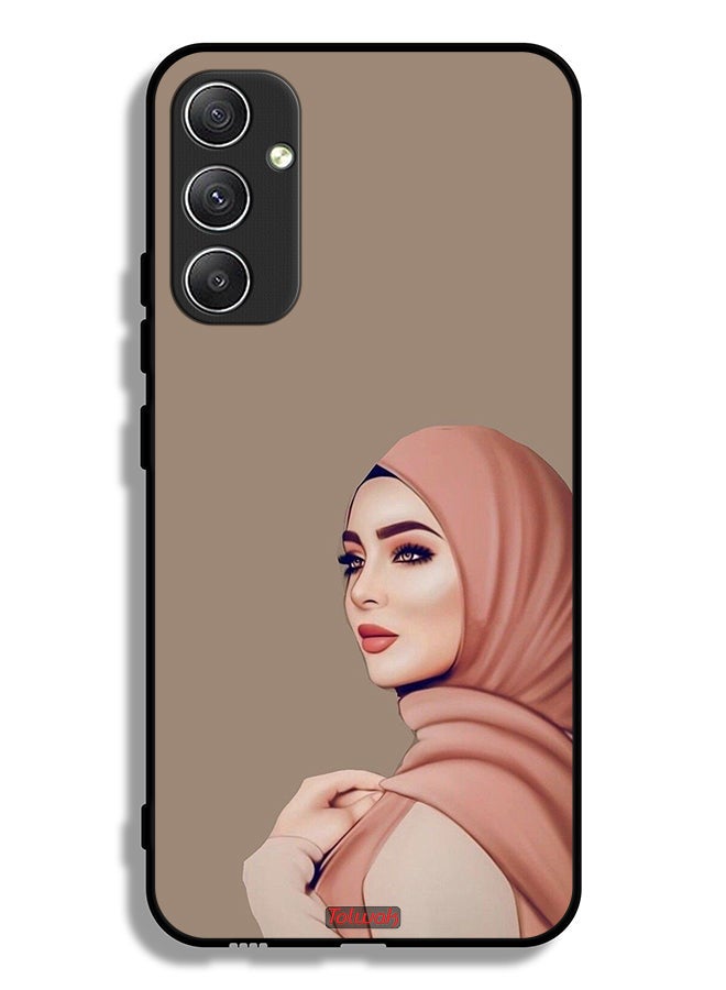 Tolwak Samsung Galaxy A34 5G Protective Case Cover Beautiful Hijab Girl - Image 1