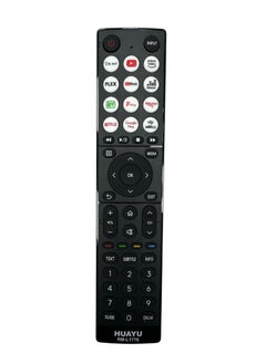 Huayu Huayu Remote Control for Hisense LCD LED Smart TV with Many Shortcut Buttons Easy Setup Model RM-L1776  - Image 1