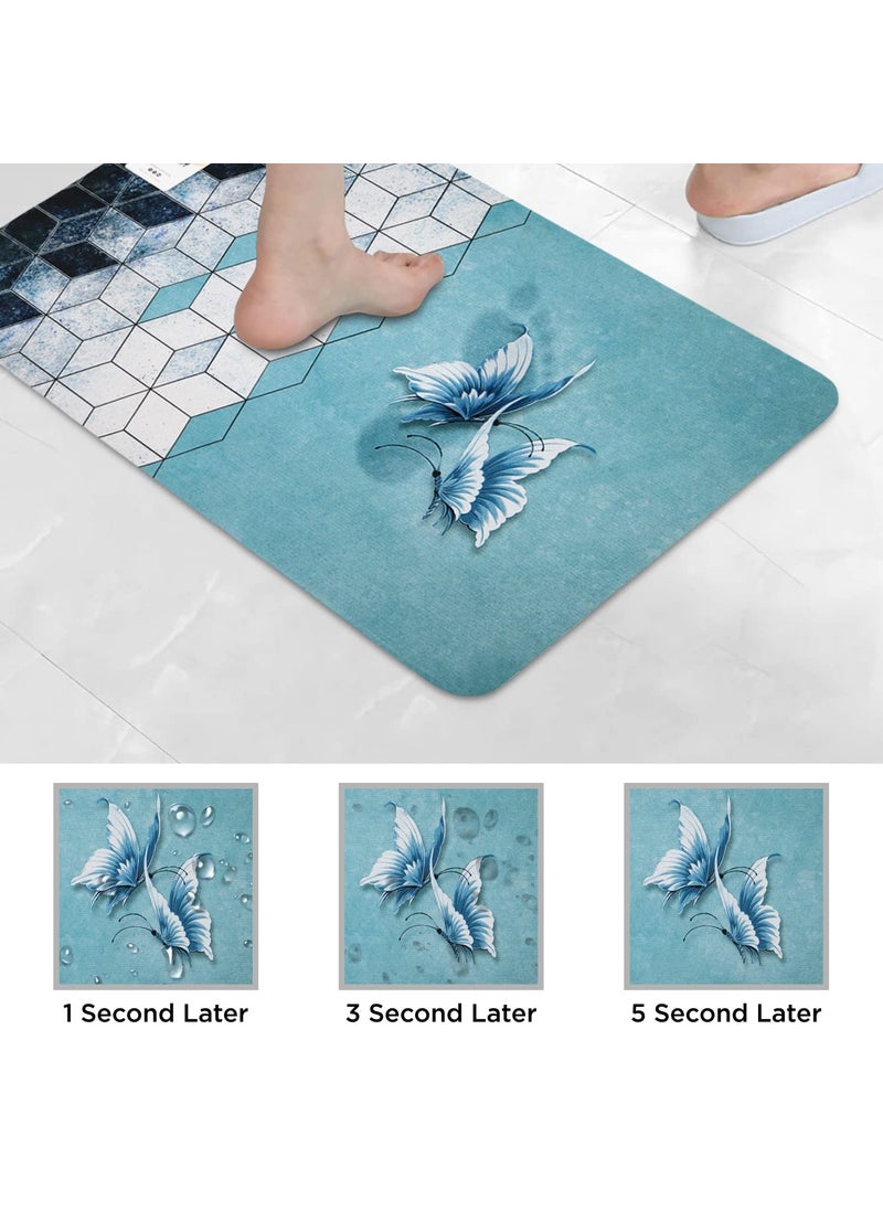 NFI essentials NFI essentials Anti-Slip Bathroom Rubber Mat, Shower Bath Mat, Bathtub Mat, Rain Mat, Swimming Pool Mat, Toilet Floormat, Super Water Absorption Soft Carpet Multipurpose Rubber Mat (57.5x38)  - Image 4