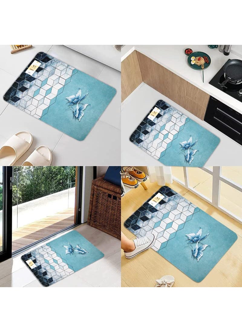 NFI essentials NFI essentials Anti-Slip Bathroom Rubber Mat, Shower Bath Mat, Bathtub Mat, Rain Mat, Swimming Pool Mat, Toilet Floormat, Super Water Absorption Soft Carpet Multipurpose Rubber Mat (57.5x38)  - Image 3