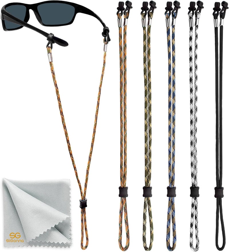 SIGONNA Eyeglasses String Holder Strap Cord - Eyeglass Chain for Men Women - Glasses Lanyard Holders Around Neck Sports - Image 1