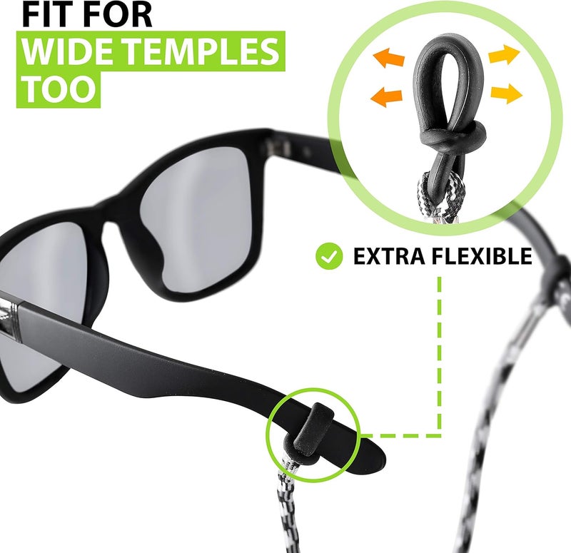 SIGONNA Eyeglasses String Holder Strap Cord - Eyeglass Chain for Men Women - Glasses Lanyard Holders Around Neck Sports - Image 4
