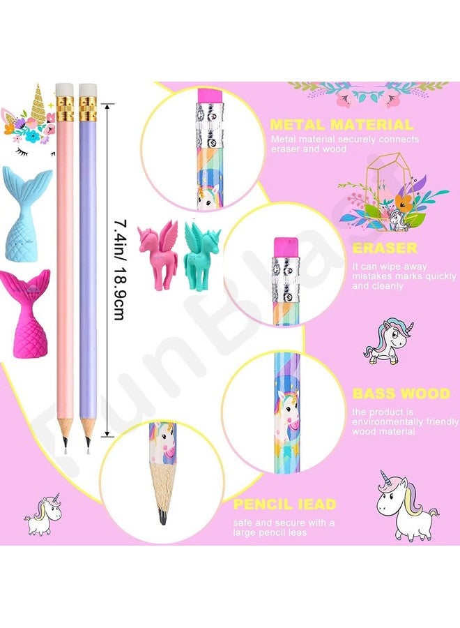 فنبلاست قرطاسية فن بلاست يونيكورن للبنات، قرطاسية كاواي للأطفال، أدوات مكتبية للأطفال، أدوات مكتبية للبنات، الأولاد، الأطفال، هدايا عيد ميلاد للأطفال - Image 3