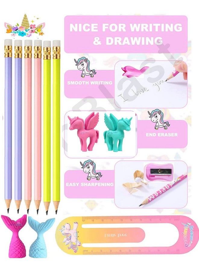 فنبلاست قرطاسية فن بلاست يونيكورن للبنات، قرطاسية كاواي للأطفال، أدوات مكتبية للأطفال، أدوات مكتبية للبنات، الأولاد، الأطفال، هدايا عيد ميلاد للأطفال - Image 2