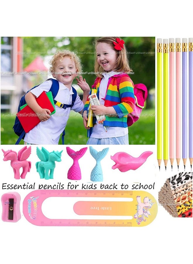 فنبلاست قرطاسية فن بلاست يونيكورن للبنات، قرطاسية كاواي للأطفال، أدوات مكتبية للأطفال، أدوات مكتبية للبنات، الأولاد، الأطفال، هدايا عيد ميلاد للأطفال - Image 5