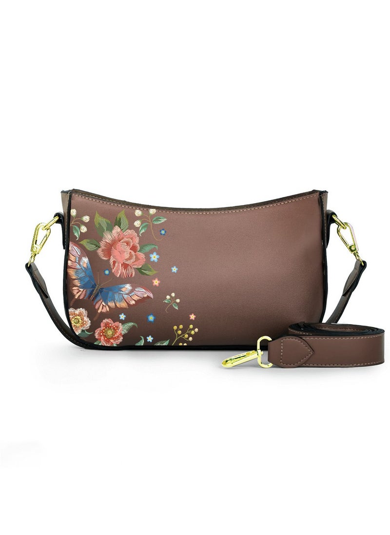 Tat 16-The O Swan Crossbody bags Dark Coffee  - Image 1