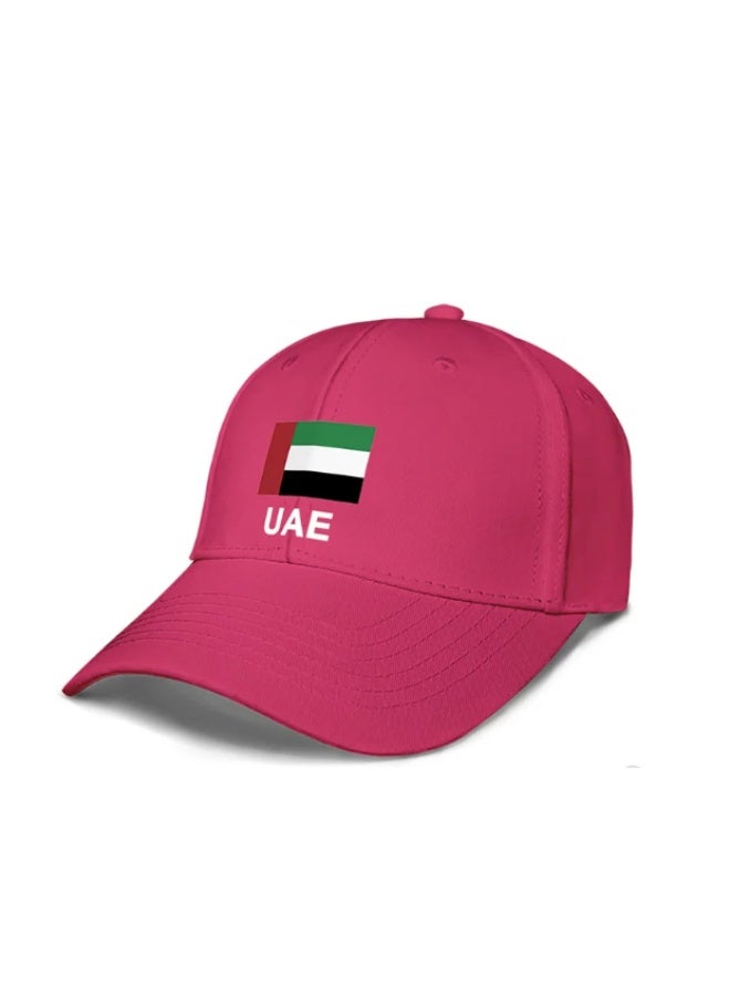Unisex Baseball Cap with UAE Flag Design, Sun Protection Hat - Image 1
