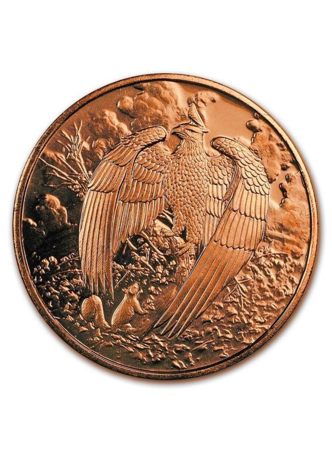 Heavenly Metals عملة سبيكة نحاسية خالصة .999 بوزن 1 أونصة من سيرنونس السلتي في كبسولة مع شهادة الأصالة - Image 2