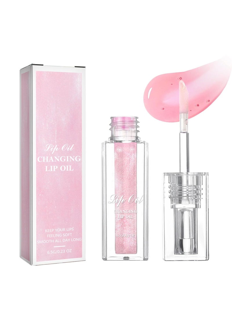 Zikra Revamped Bossup Color-Changing Lip Oil V2 Experience the Magic of Warm Transformation, Long-Lasting Nourishment, and Non-Sticky Lip Tint Priming - Image 1