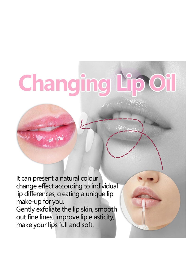 Zikra Revamped Bossup Color-Changing Lip Oil V2 Experience the Magic of Warm Transformation, Long-Lasting Nourishment, and Non-Sticky Lip Tint Priming - Image 5