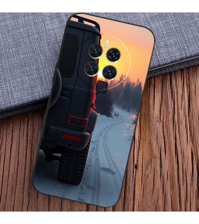 Mixed Color 1 Off Road Vehicle Winter Forest Phone Case Suitable For Huawei Honor Magic 8 7 6 5 4 3 Lite Pro Plus Pro 5G Ultimate Protective Soft Straight Edge Black Shell Gifts Cover For Magic5 Pro - Image 2