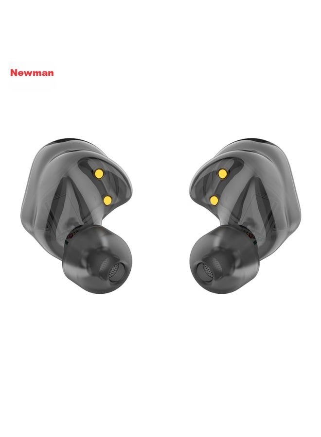 Newmine R9 Upgraded Bluetooth Earphones, In-ear Dynamic Driver Headphones, Sports True Wireless, Four-unit Loop Driver, Audiophile Dynamic Hifi, Compatible With Apple And Huawei, Black - Image 5