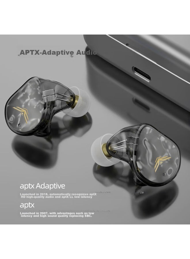Newmine R9 Upgraded Bluetooth Earphones, In-ear Dynamic Driver Headphones, Sports True Wireless, Four-unit Loop Driver, Audiophile Dynamic Hifi, Compatible With Apple And Huawei, Black - Image 1