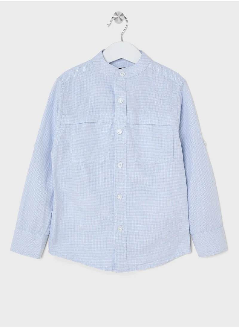 ريبلز مع نمشي BOYS FULL SLEEVE SHIRT