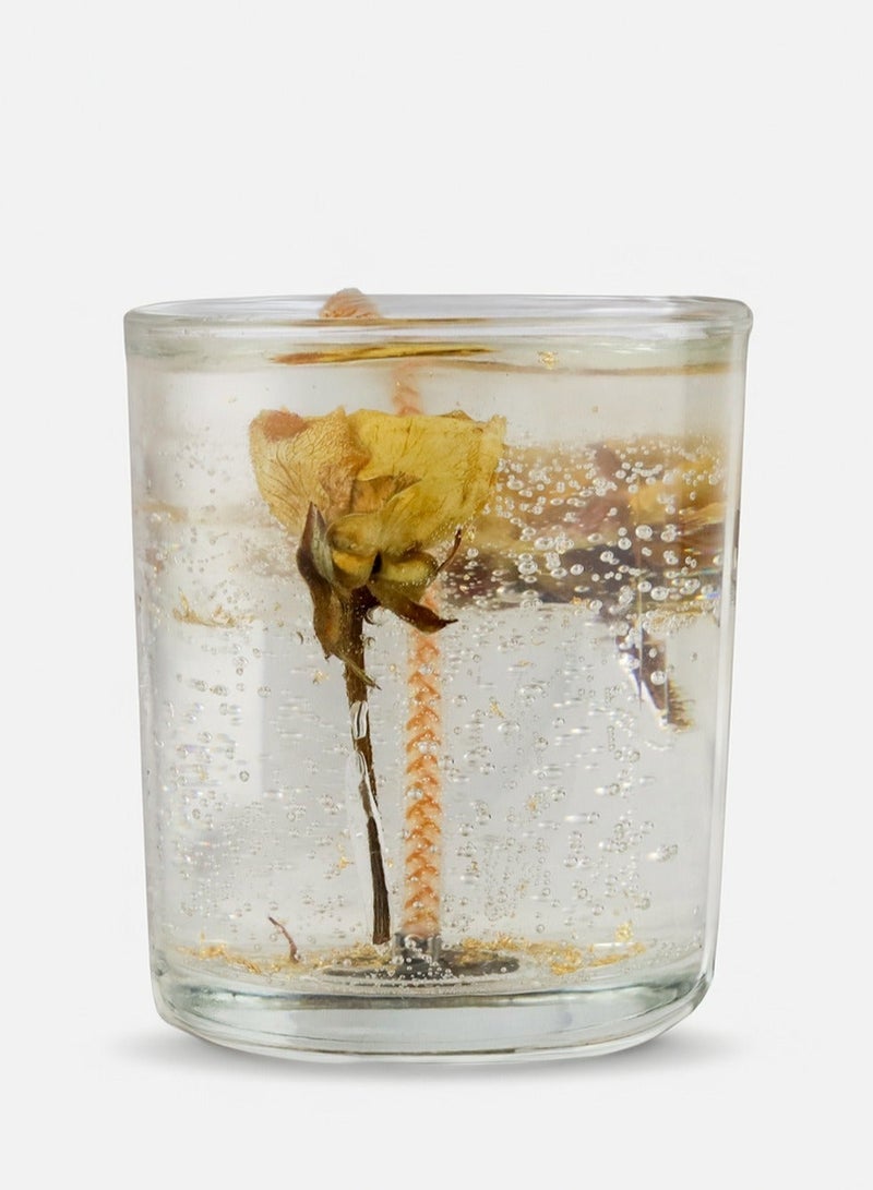 natural100 Transparent scented wax with the aroma of white tea blossoms.