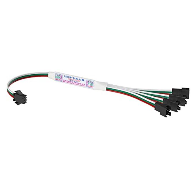 BTF-LIGHTING WS2812B WS2811 SM16703 SK6812 WS2814 IC etc 3Pin RGB TTL Amplifier 1 to 4 Support 3PIN Addressable LED Strip,Fairy String,Matrix Panel,Module etc DC5V DC12V DC24V - Image 1