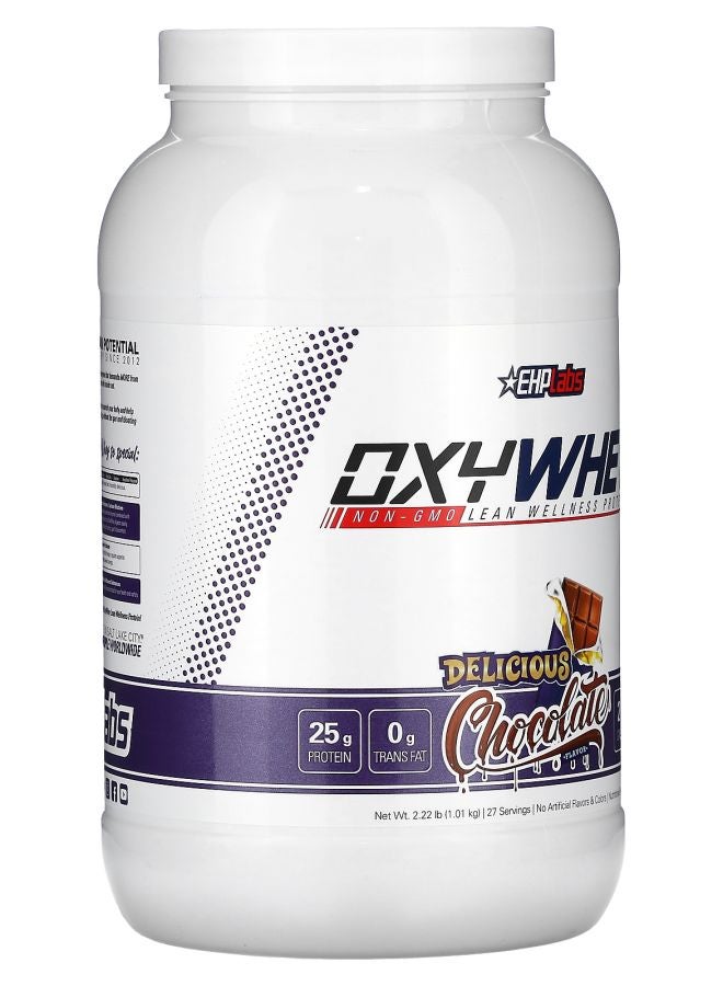 EHPLabs OxyWhey Lean Wellness Protein Delicious Chocolate 2.22 lb (1.01 kg) - Image 2