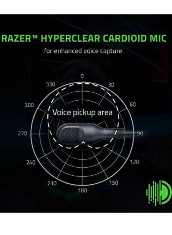 ريزر Razer BlackShark V2 X سماعات الألعاب: 7.1 ستيريو المحيطة ، محرك 50 ملم ، وسادة رغوة الذاكرة ، للكمبيوتر الشخصي ، PS4 ، PS5 ، Switch ، Xbox One ، Xbox Series X | S ، المحمول ، مقبس صوت 3.5 ملم ، الأسود الكلاسيكي - Image 5