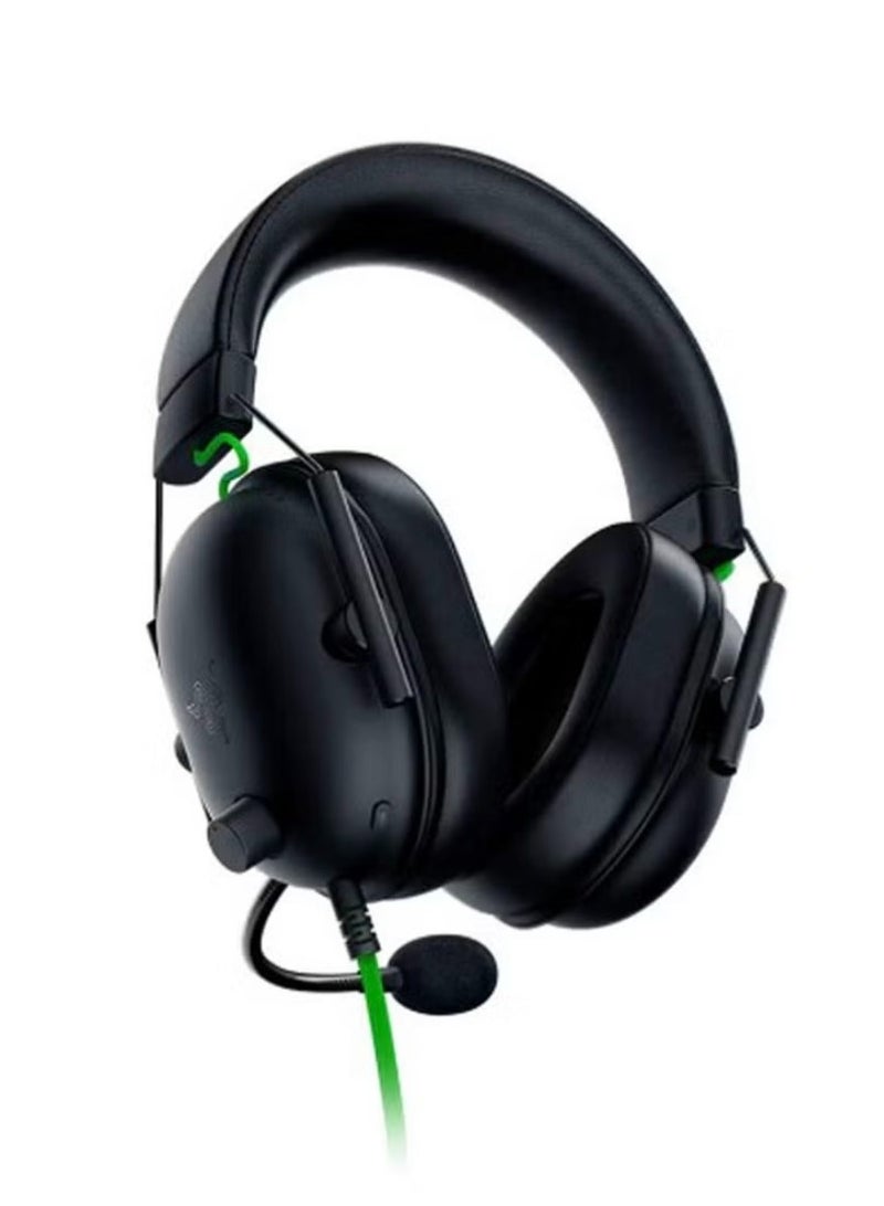 ريزر Razer BlackShark V2 X سماعات الألعاب: 7.1 ستيريو المحيطة ، محرك 50 ملم ، وسادة رغوة الذاكرة ، للكمبيوتر الشخصي ، PS4 ، PS5 ، Switch ، Xbox One ، Xbox Series X | S ، المحمول ، مقبس صوت 3.5 ملم ، الأسود الكلاسيكي - Image 2