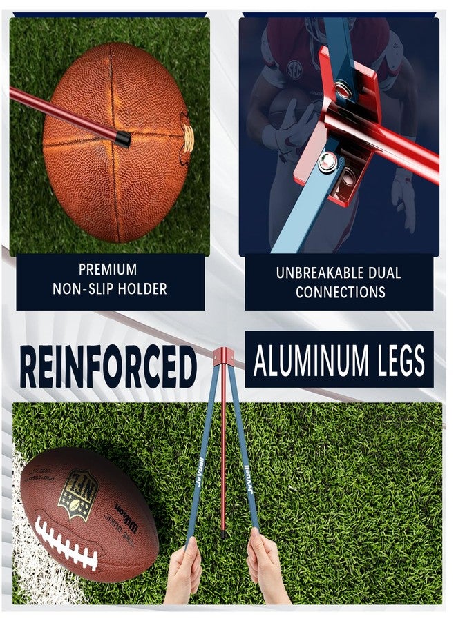 JvVuell Football Kicking Holder Tee, Metals - Field Goal Kickoff Training Practice Stand Equipment Compatible with All Football Size, Kick Goal Posts Gear Accessories for Adult & Youth - Image 3